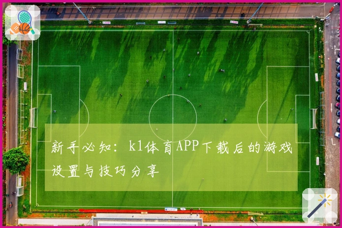 新手必知：k1体育APP下载后的游戏设置与技巧分享